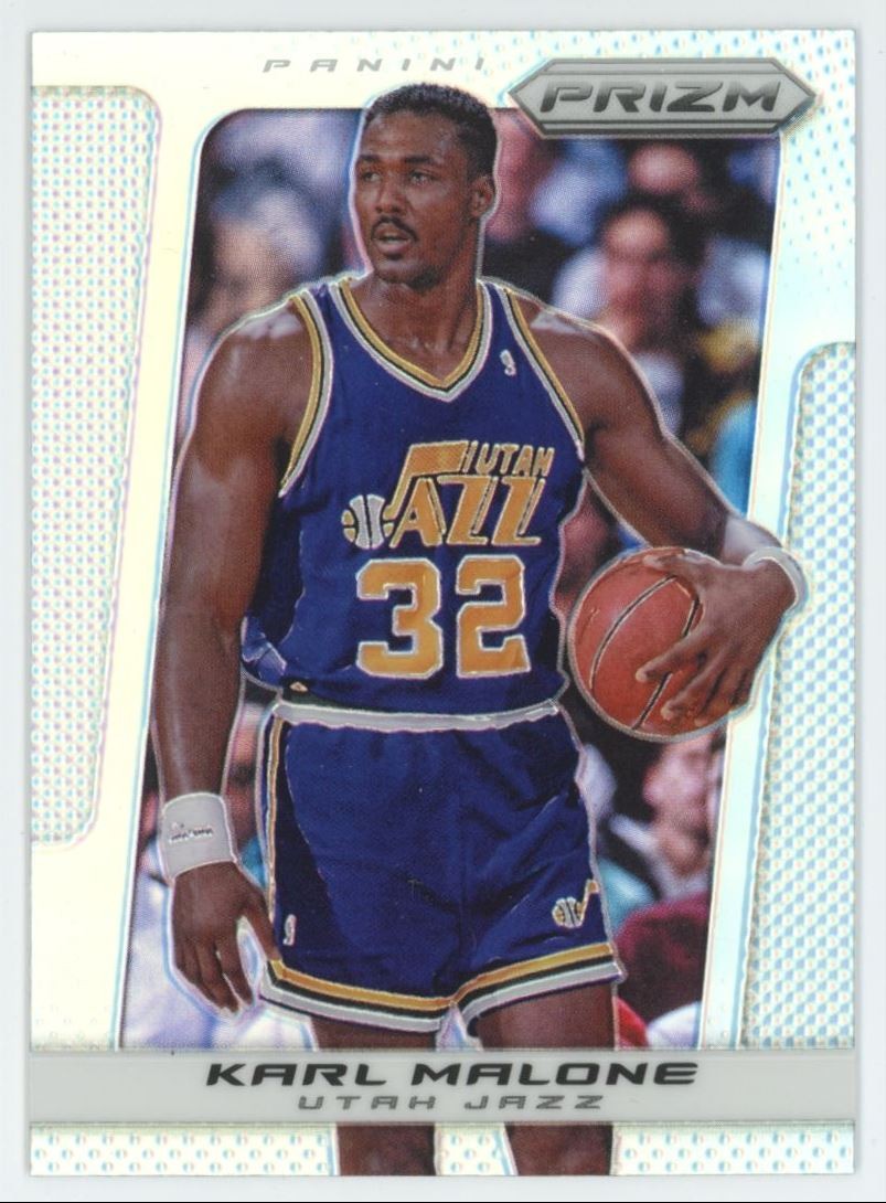 2013-14 Panini Prizm SILVER Karl Malone Jazz #241 A1