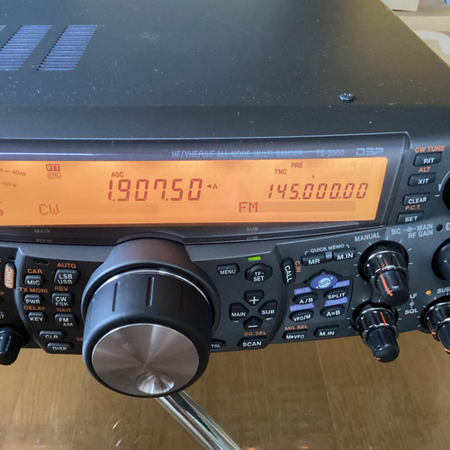 Radio Móvil Kenwood TS-2000SX HF VHF UHF Transceptor 100W Funcionamiento Confirmado - Imagen 4 de 15