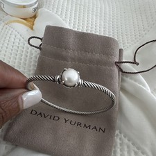 David Yurman 925 Sterling Silver Cable Cuff B...