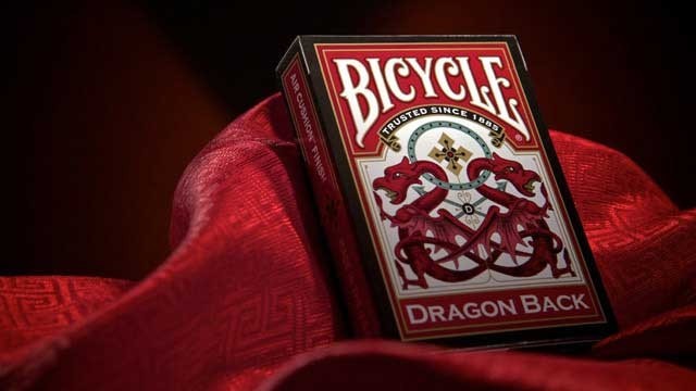 Dragon Back Deck Red Standard Poker Playing Cards