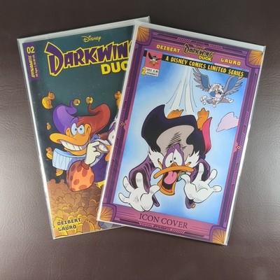 Darkwing Duck #2 Retailer Incentive Variants G & H - Icon Cover - 2 Comic Lot!