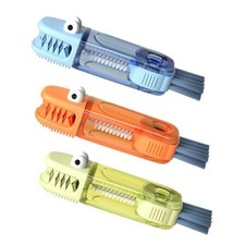 3-in-1 Crocodile Bottle Lid Cleaning Brush Set, Tiny Crevice Gap Cleaner for