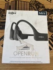 Shokz S803-MN-BK-US OpenRun Mini Bone Conduction Open-Ear Endurance Headphones
