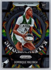 2025 Panini Prizm WNBA #15 Dominique Malonga Kaleidoscopic