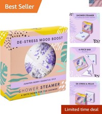 Indulge in Just Good Days Juniper Berry Shower Steamer - Spa-Like Stress Relief