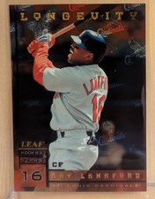 1998 Leaf Rookies & Stars LONGEVITY #79 Ray Lanford RARE PARALLEL /50