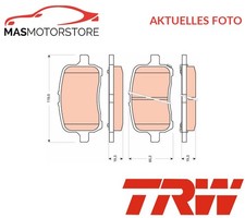 SATZ BREMSBELÄGE BREMSKLÖTZE VORNE TRW GDB1755 A FÜR OPEL GT 2.0 2L 194KW