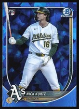2025 Bowman Chrome Sapphire Nick Kurtz Rookie #93 GS1