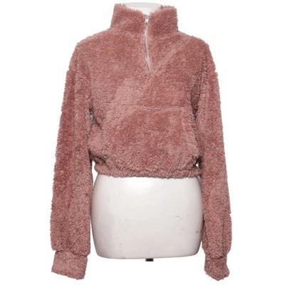 NLY Trend, Fleecepullover, Größe: S, Pink, Polyester, Einfarbig, Plüsch #OOL