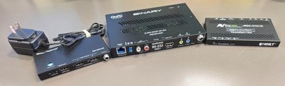 Binary B-900-MOIP-4K-RX Receiver with AV Pro Transmitter & Key Digital Amplifier