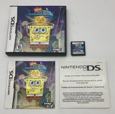Spongebob Atlantis Squarepantis Nintendo DS Cartridge Game with Case and Manual