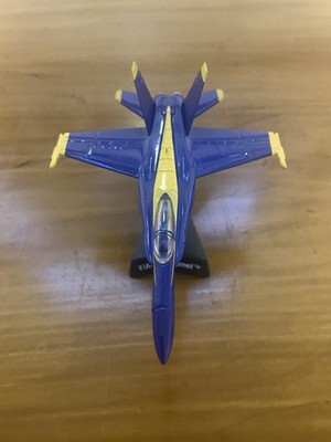 Daron Postage Stamp 1/150 F/A-18C HORNET BLUE ANGELS Die-cast Plane 1:150