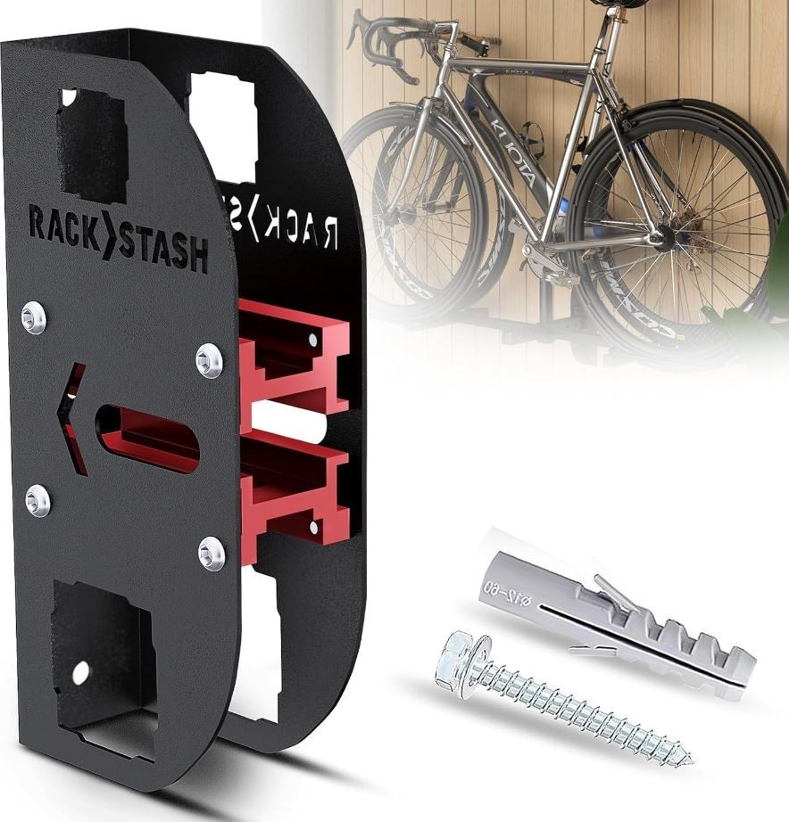 Hitch Wall Mount Bike Rack Receiver Adjustable 1.25" to 2" for Garage Trailer (O