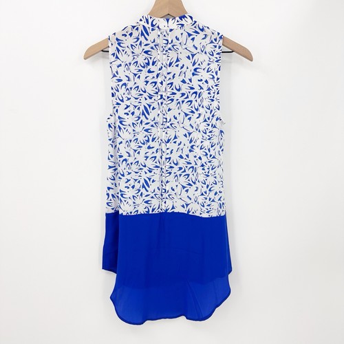 Maeve Anthropologie Blouse 2 Women Sleeveless 100% Silk Office Career Resortwear - Picture 2 of 7