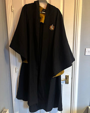 Black Harry Potter Theme Wizard Robe Fancy Dress Costume, One Size