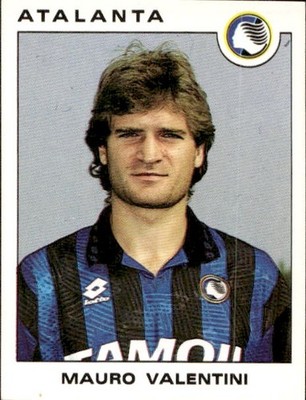 1991-92 Panini Footballers Figure # 37 Mauro Valentini Atalanta