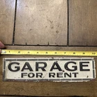 Vintage Garage For Rent Metal Tin Sign Wall Art Man Cave Garage Home Office 10”