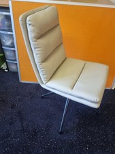 Taupe Nobo Swivel Faux Leather Padded Dining Chair Never Been Used Read Desc