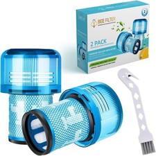 Dyson V12 Filter, 2-Pack Premium True HEPA Re...
