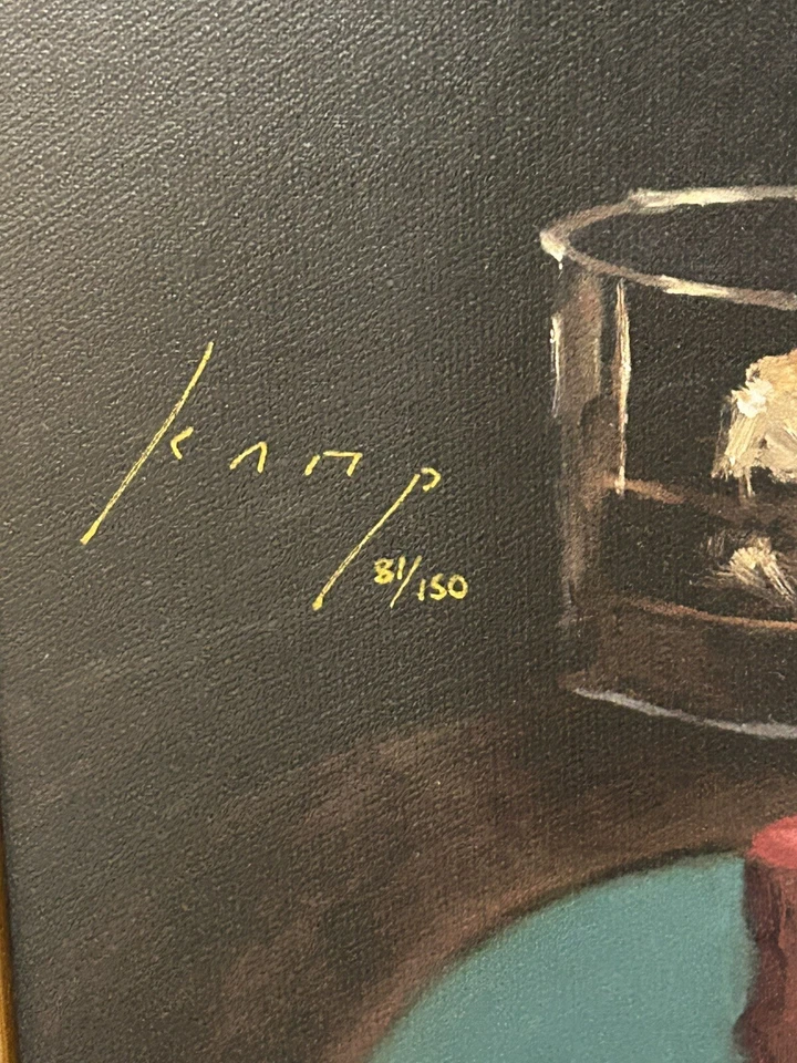 VINCENT KAMP Género Gángster Edición Limitada Impresión Nº 81/150 Antoine's Last Move Foto 4 de 4