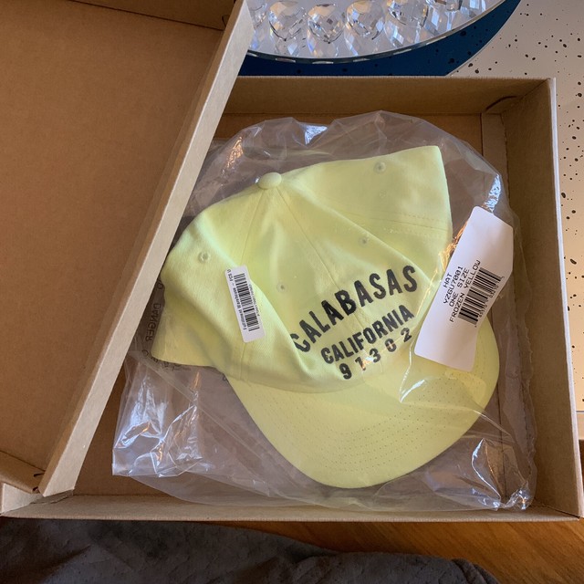 yeezy calabasas hat yellow