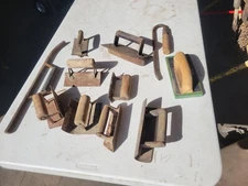 LOT OF 11 Vintage Concrete Masonry Cement TOOLS OLD SCHOOL HEAVY DUTY CUSTOM WOR