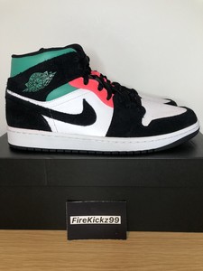 Nike Air Jordan 1 Mid SE South Beach Hot Punch White Size UK 7.5 / US 8.5 .  | eBay