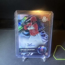 2023 Bowman Platinum Denzer Guzman Top Prospects Auto Los Angeles Angels