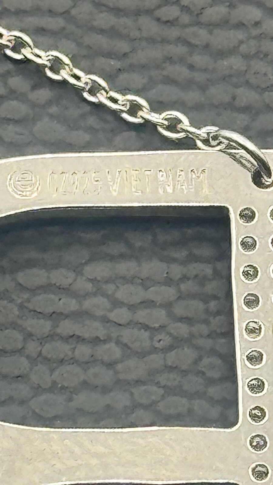 Sideways Large Initial Necklace 925 Sterling Silv… - image 10