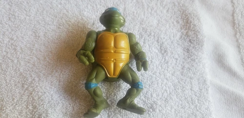 Hard Head Leonardo Vintage TMNT Ninja Turtles Action Figure 1988 Leo Original