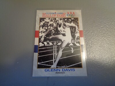1991 Impel ''U.S. Olympic Hall of Fame'' Trading Card #35 - GLENN DAVIS, Athletics