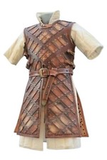 Halloween Medieval leather brigandine men larp  sca leather body fantasy Armor