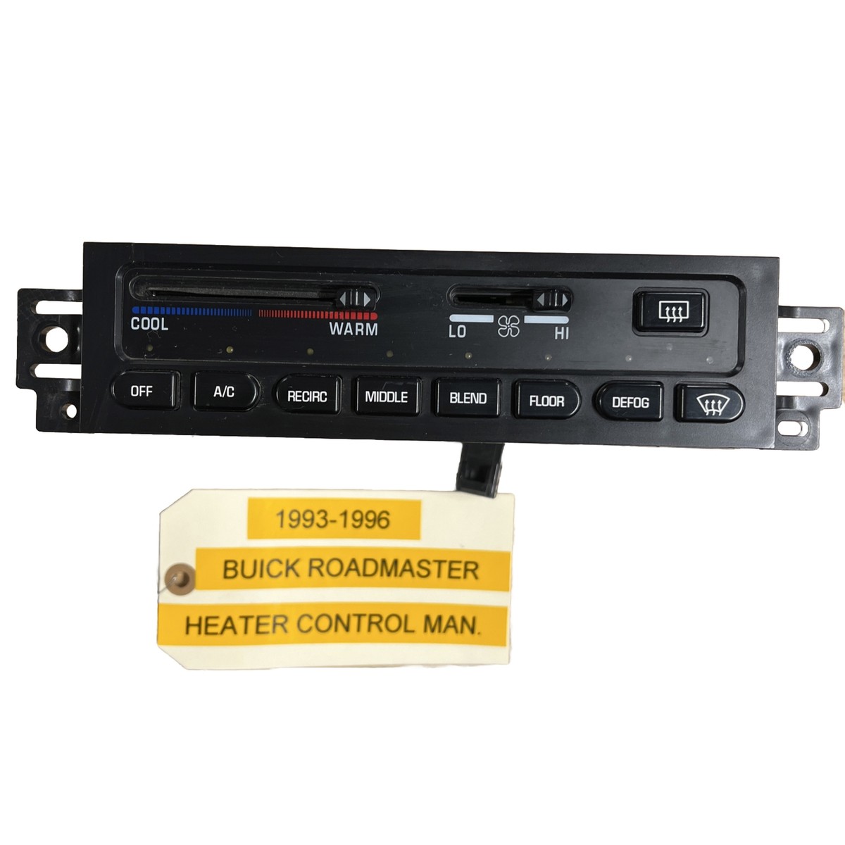 1993-1996 Buick Roadmaster AC Heater Temperature Climate Control