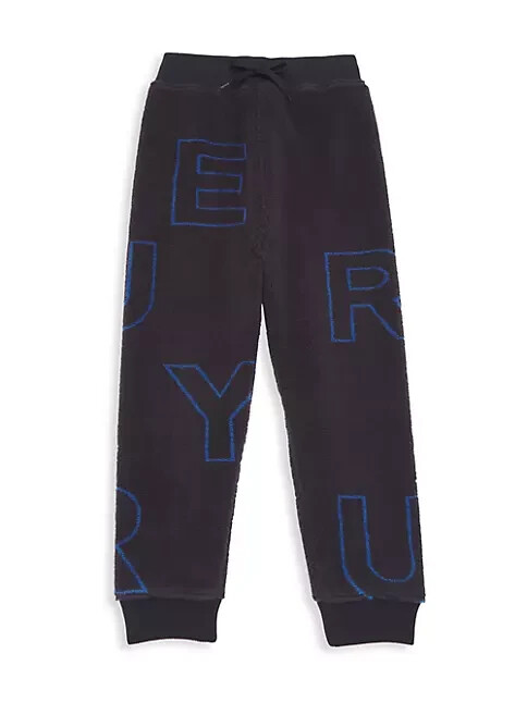 【関税&送料込み】Burberry Logo Joggers Burberry Edgar Logo Jogger Pants Boys' 12Y Navy/Black