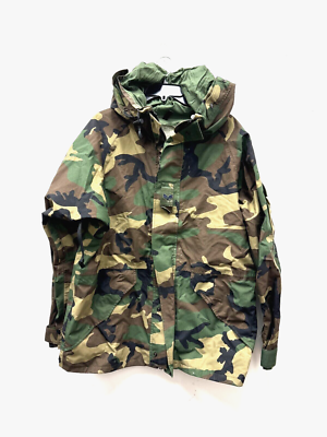 US MILITARY ECWCS GORE TEX COLD WEATHER WOODLAND CAMO PARKA