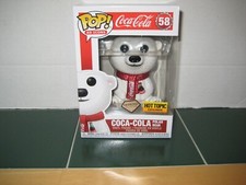 Funko Pop Exclusive Coca-Cola Polar Bear Vinyl Figure #58 Diamond Collection NEW