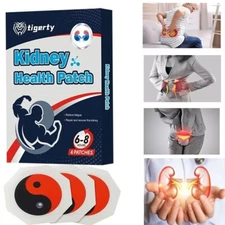 4Pcs New Kidney Care Detox Patch Men Women Natural Herbal Support Fatigue Relief
