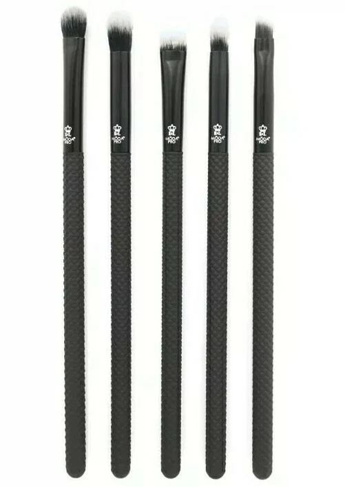 NEW MODA PRO 5PC DELUXE EYE BRUSH SET SUPER SOFT AND AMAZING QUALITY! SUPERB $30
