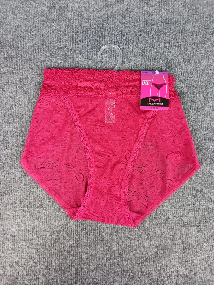 2 PACOTES DE BIQUÍNI MAIDENFORM LUXUOSO DE RENDA MARROM 2XL 9 - Imagem 3 de 4