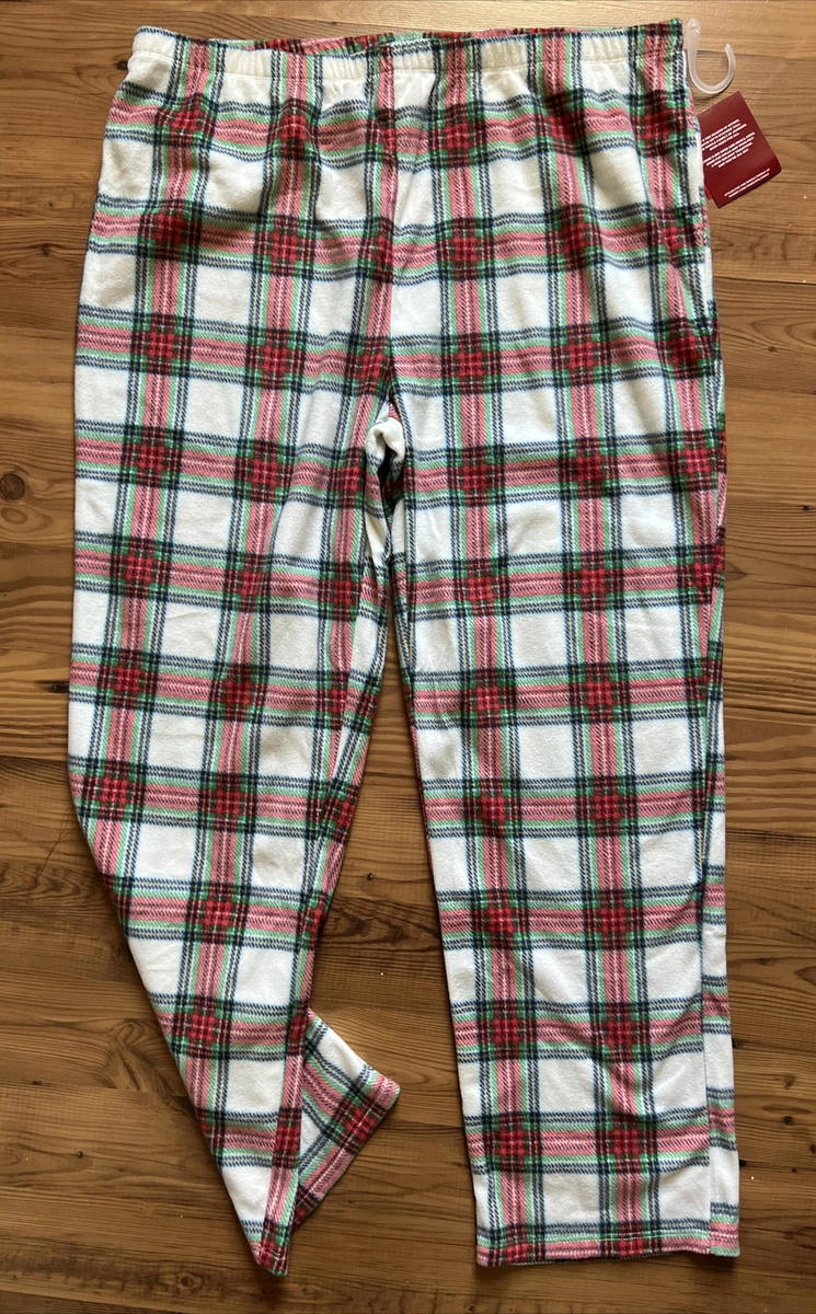 Wondershop At Target Sz XL Pants Adult Women's Sleepwear Christmas Plaid Red