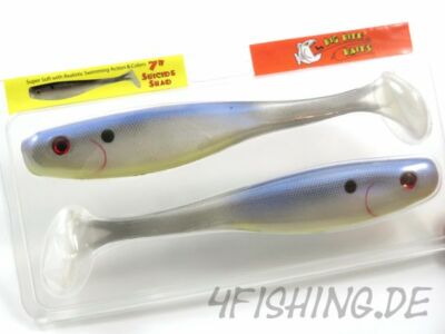 Big Bite Baits 7'' SUICIDE SHAD in BLING
