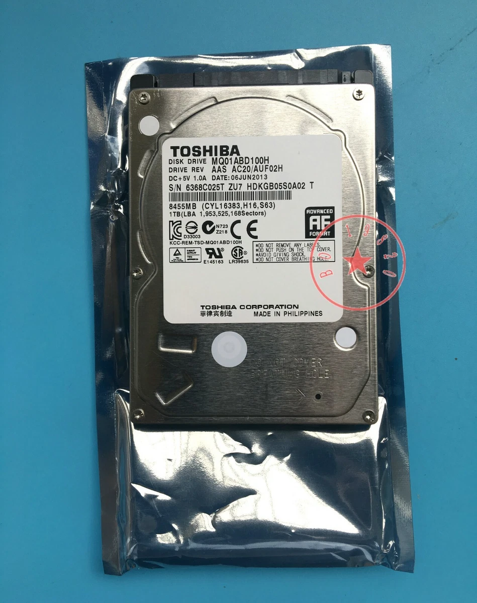 New Toshiba MQ02ABD100H 1TB SSD Hybrid Hard Drive 4047999500629 | eBay