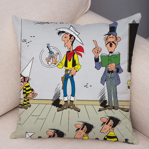 Lucky Pillowcase Decor Cartoon Anime Print Pillow Case Soft Plush Cushion Cover - Picture 45 of 67