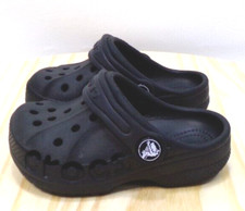 Crocs Kids Childrens Clogs Slip On Black Size 6 Unisex