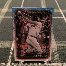 2024 Topps Holiday Rookie #H13 Wilyer Abreu Boston Red Sox Baseball Card