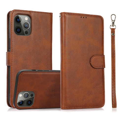 Case for iPhone 16 15 14 13 12 16E Xs Max Detachable Flip Leather Wallet Cover - Picture 2 of 17