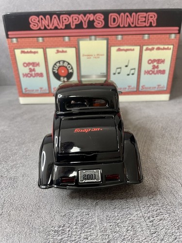 Snap On 1934 Ford Three Window Hot Rod Coupe Street Rod Money Bank 2001 Boxed - Picture 11 of 24