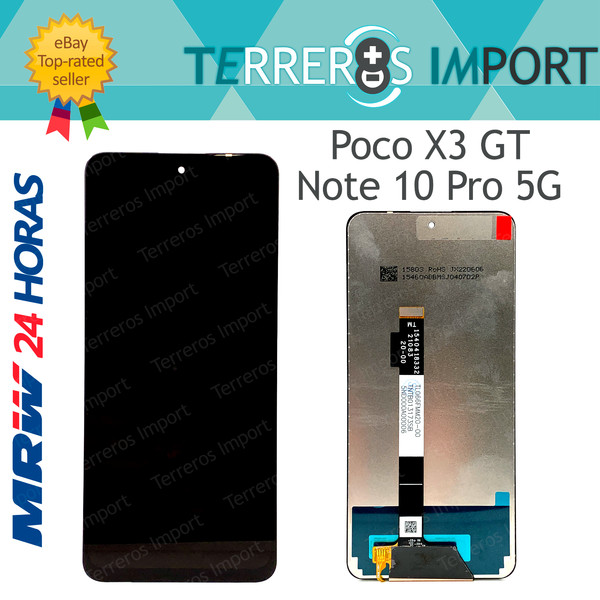 Pantalla Completa Digitalizador LCD Poco X3 GT Xiaomi Redmi Note 10 Pro 5G