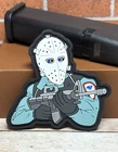 Tactical PVC Patch, Morale Heat Bank Robber Gun, Hook Backed Val Patch