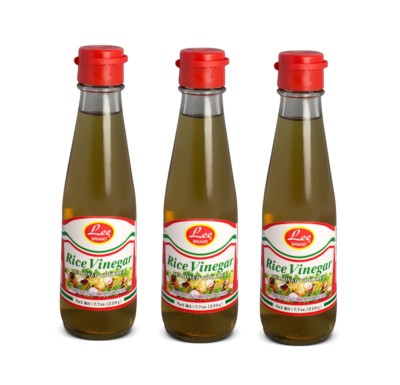 3 x 200ml LEE Brand REISESSIG für Sushi bestens geeignet Rice Vinegar Essig Reis